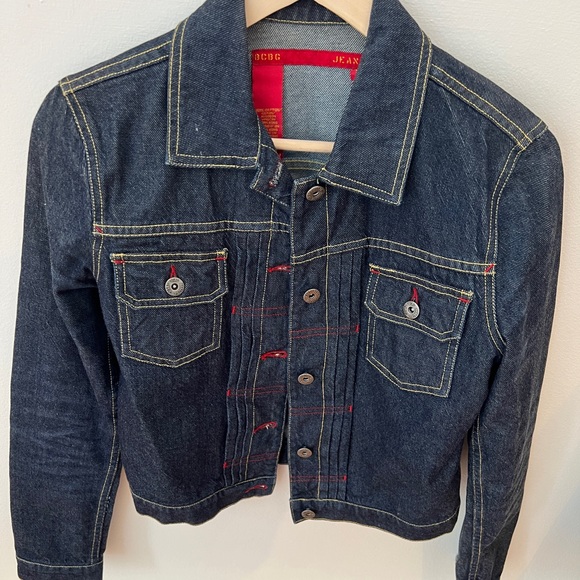 BCBG Maxazria Blue Jean Denim Jacket size S - Picture 6 of 12